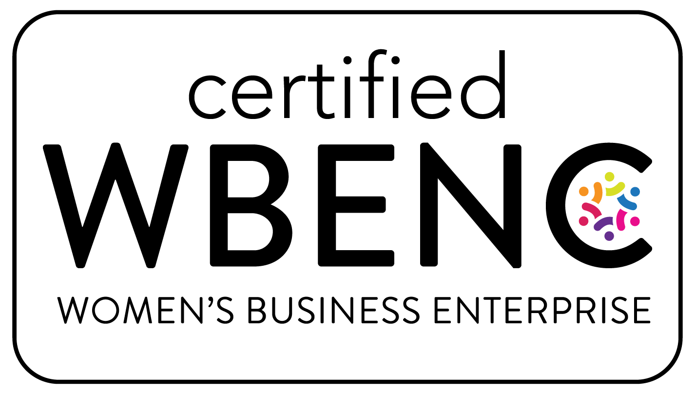 WBENC certified (Women's Business Enterprise National Council)